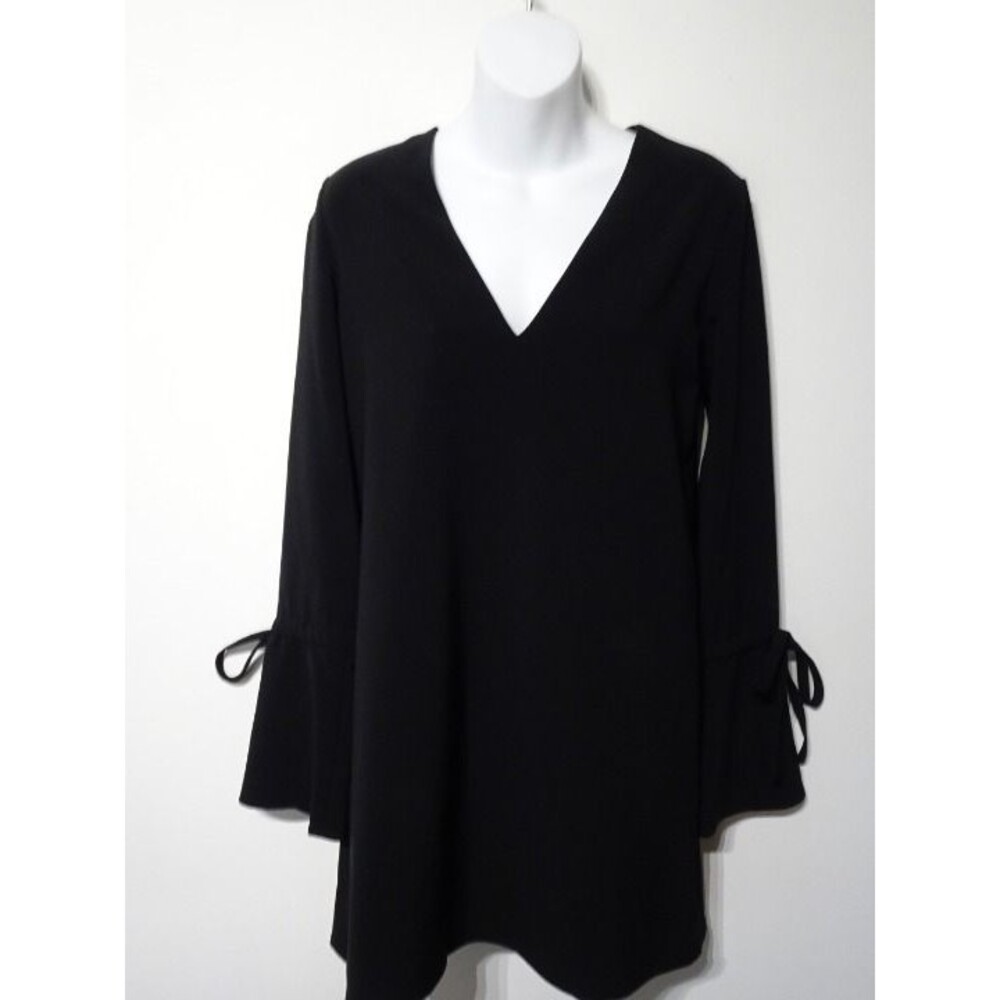 Bloomingdales Dylan Grey Black Shift Dress Sz M NWT 198